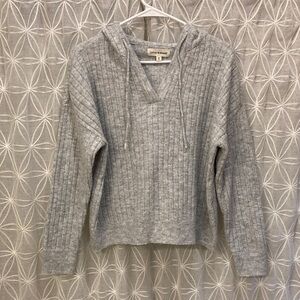 Lucky Brand Gray Women's Hooded Sweater